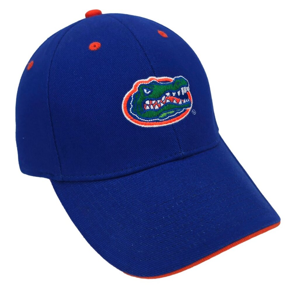 Signatures Florida Gators Hat Cap OSFM Blue Orange Embroidered NCAA SEC Baseball